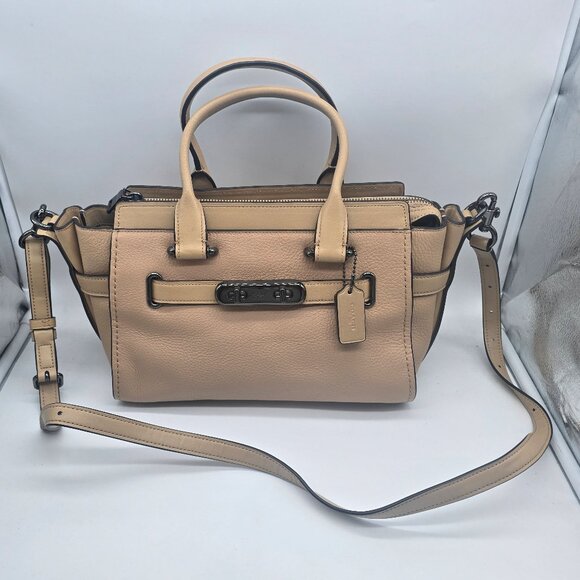 Coach Swagger 27 Satchel 87295 Beechwood - Picture 1 of 10
